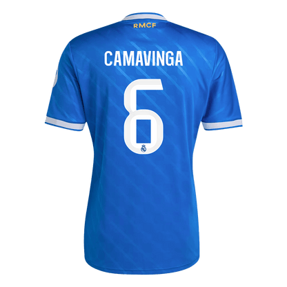 CAMAVINGA #6 Real Madrid Third Maillot 2025/26 Bleu
