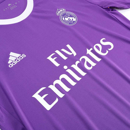 SERGIO RAMOS #4 Retro Real Madrid Uit Thuisshirt Lange Mouwen 2016/17