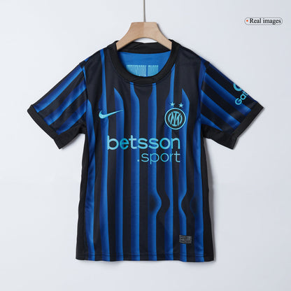 Inter Milan Domicile Maillot Kit 2025/26 Junior Blue&Black