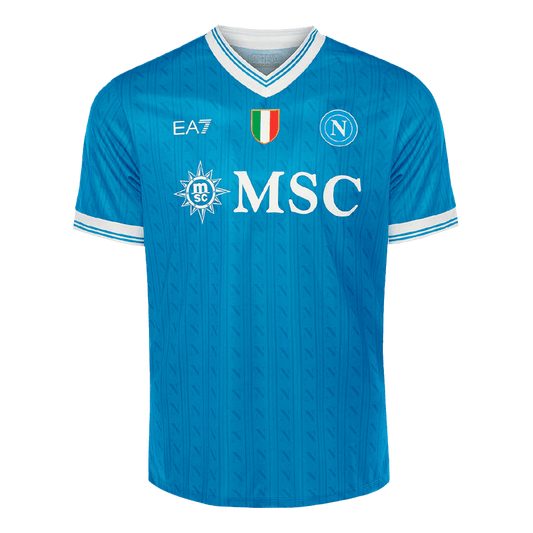 Napoli Thuisshirt 2025/26 Blauw Grote Maat