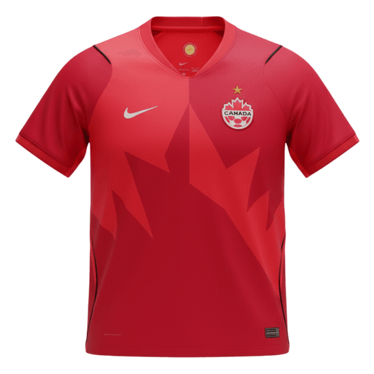 Canada Domicile Maillot Coupe du Monde 2026 Rouge