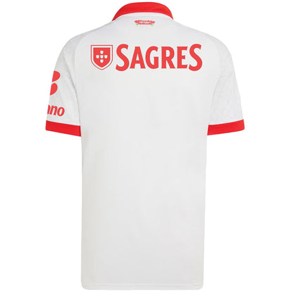 Lisbonne Extérieur Maillot 2026/27 Blanc Grande Taille